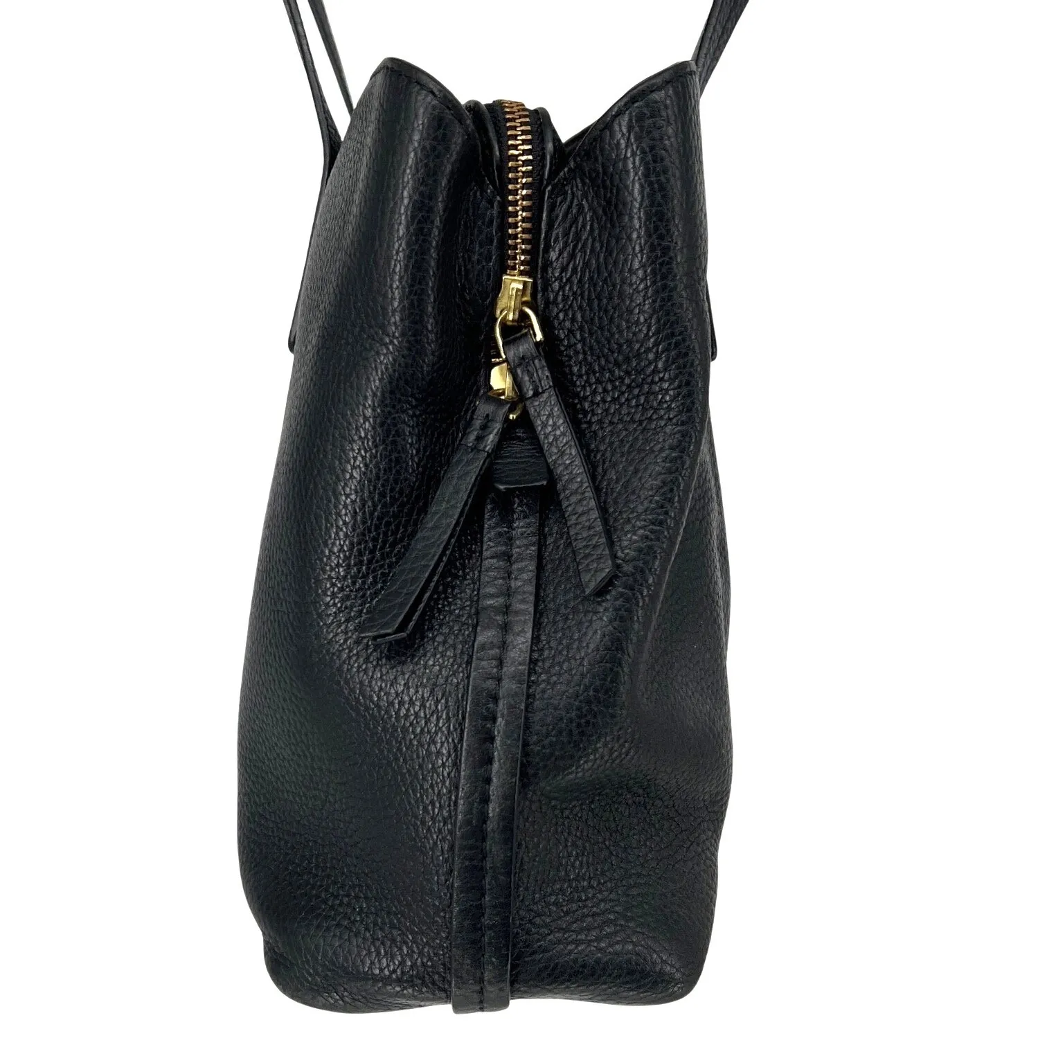 Radley London Dukes Place Large Zip Top Work Bag Black Leather EUC - Image 7