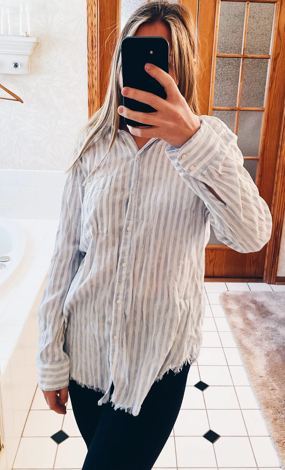 Aerie Button Up Top - Image 2