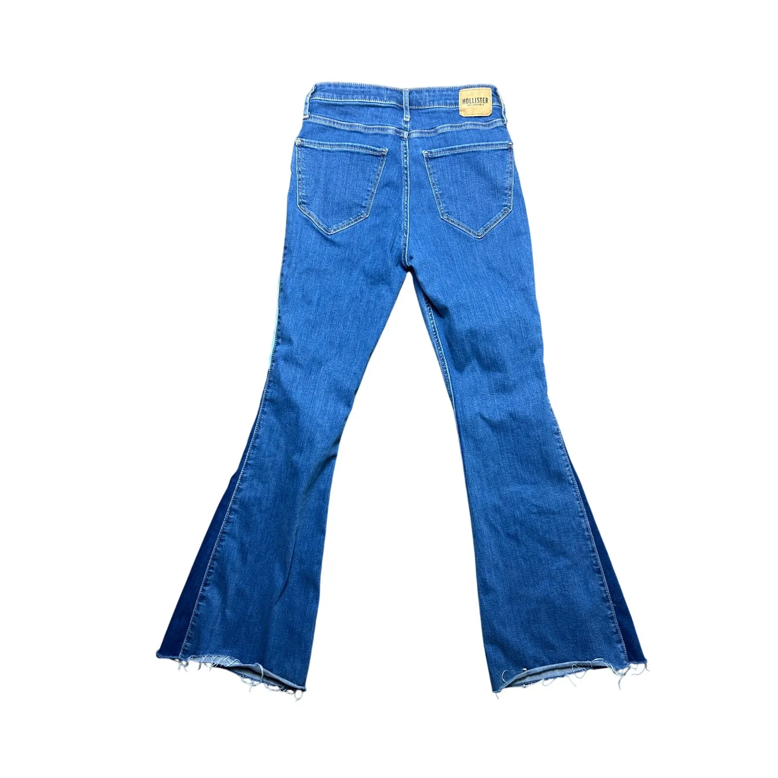 Hollister patchwork flare jeans size 7R - Image 3