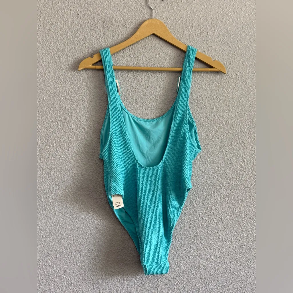 NWT Aerie Crinkle Birthday Scoop Cheekiest One Piece Swimsuit Size Large - Image 4