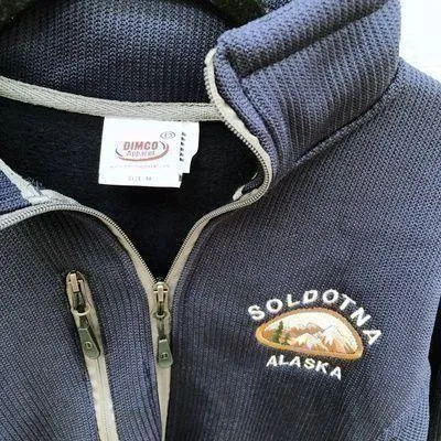 Soldotna Alaska Jacket Blue Size M - Image 3