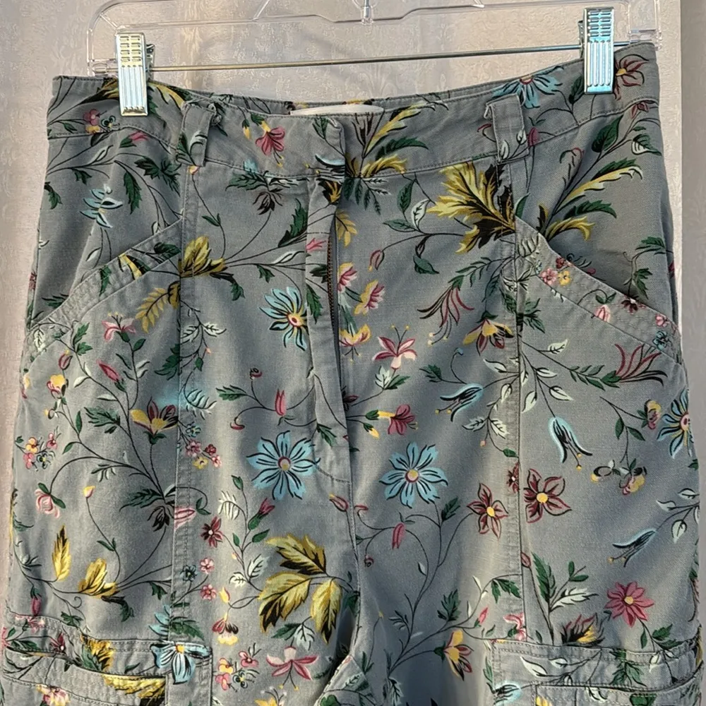 ANTHROPOLGIE GARDEN FLORAL POCKET PANTS SZ: 10 - Image 5