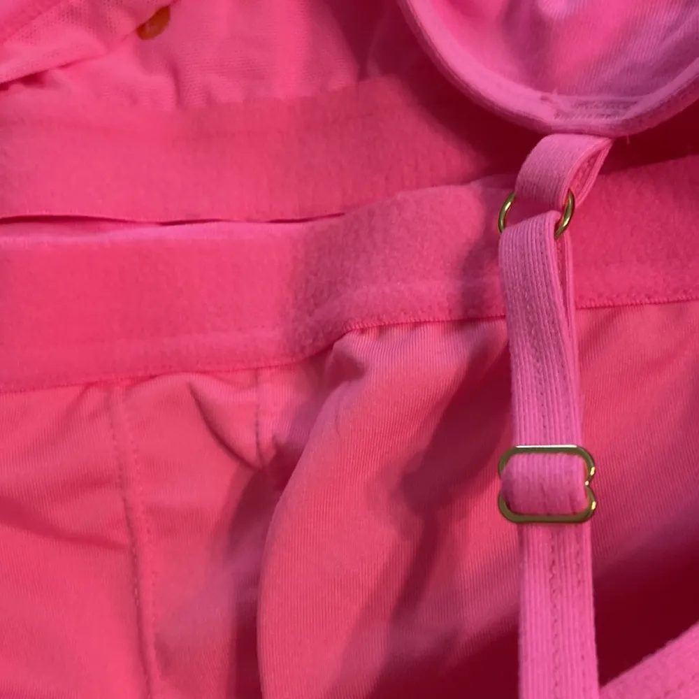 Lilly Pulitzer Swim top is size L and Luxletic color pink and bottom size 14 - Image 12