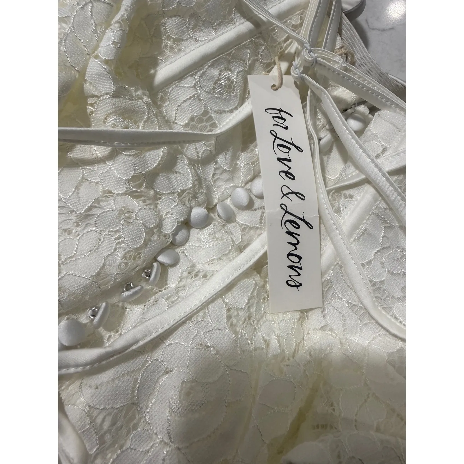 For Love & Lemons Lily Tulle Corset Bridal Dress | XS | NWT - Image 5