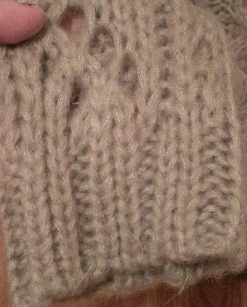 Free People Chunky Knit Sweater New With Tags Size Medium - Image 4