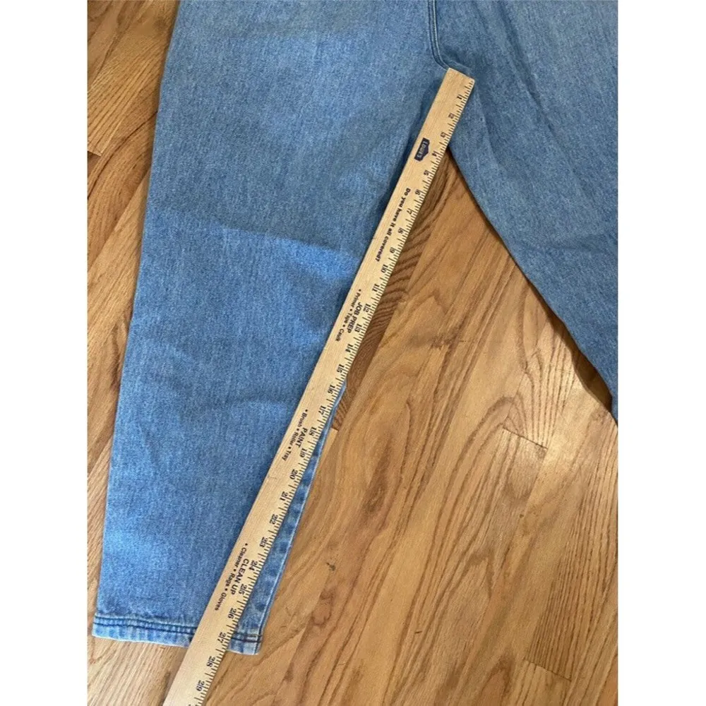 No Excuses Size 36 BUTTON FLY Colored Stitching Y2k Womens Jeans - Image 4