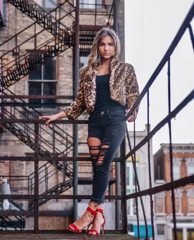 Vera Wang Cheetah Coat - Image 8