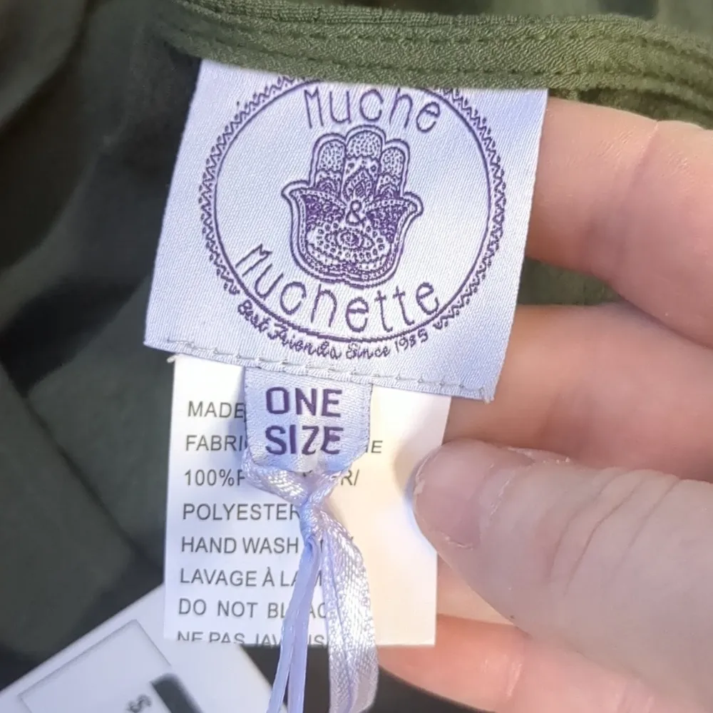 Muche & muchette Raleigh BOHO dress green and black dress One Size Size undefined - Image 5