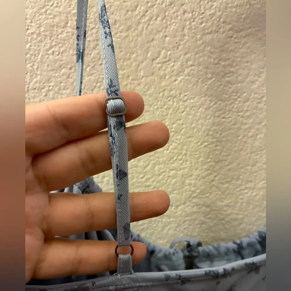 🆕 Blue Floral Butterfly Square-Neck
Asymmetrical Bodycon Dress XS🆕 - Image 10