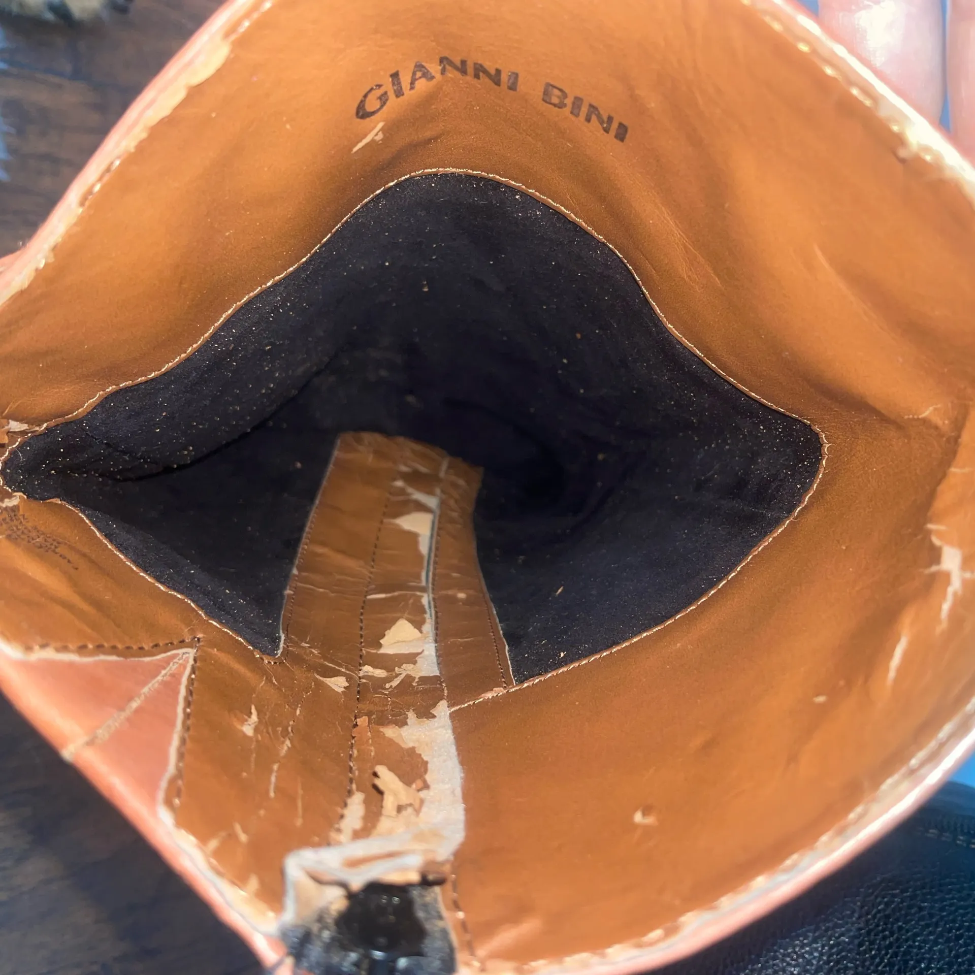 Black and Brown Gianni Bini Riding Boots - Image 8