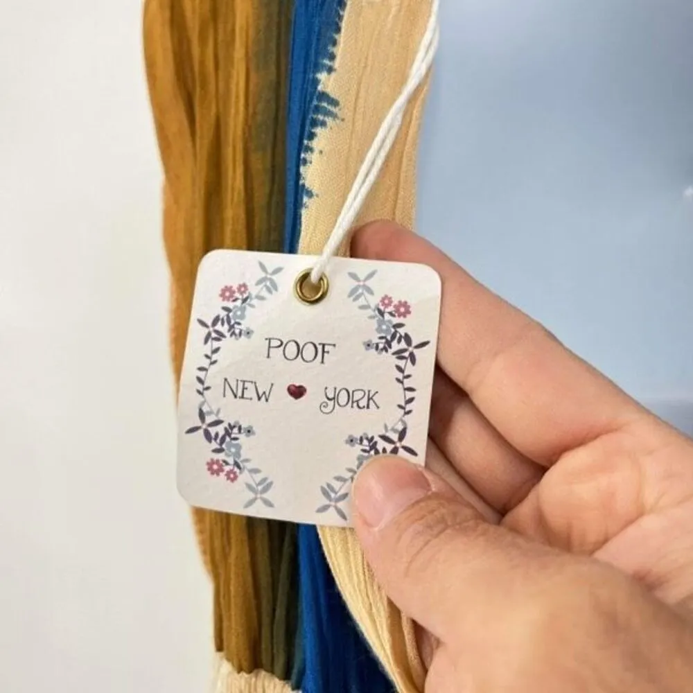 NWT Poof New York Womens Striped Colorblocked V Neck Maxi Dress Multicolor Large - Image 5