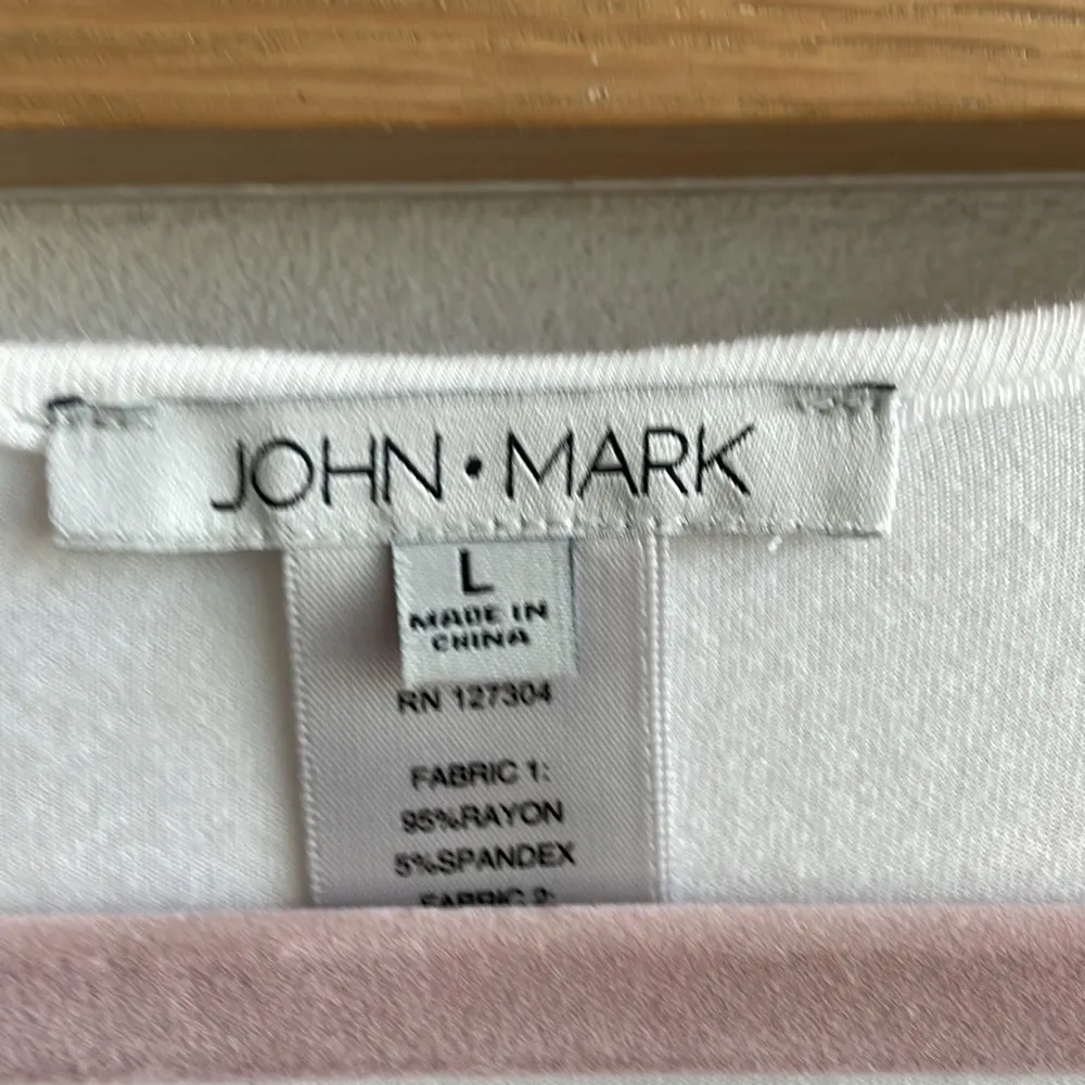 John Mark White Netting Top - Image 4