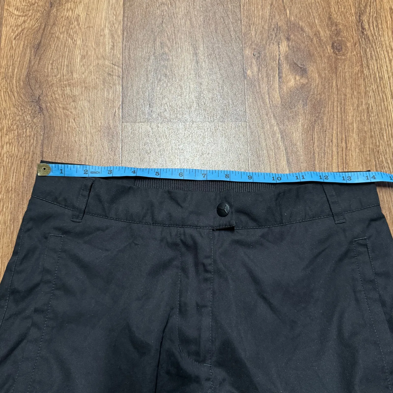 Puma Womens Black Dry Fit Wide Leg Culottes Golf Shorts Size XS Elastic Waist - Image 7