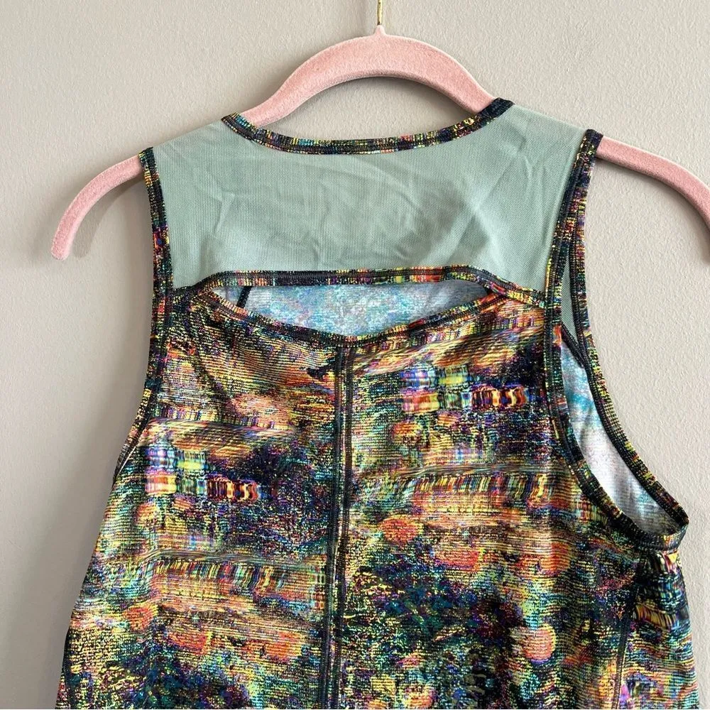 ✨ Lululemon Sculpt Tank SeaWheeze Glitch Starlight Tapestry Mesh - Image 8