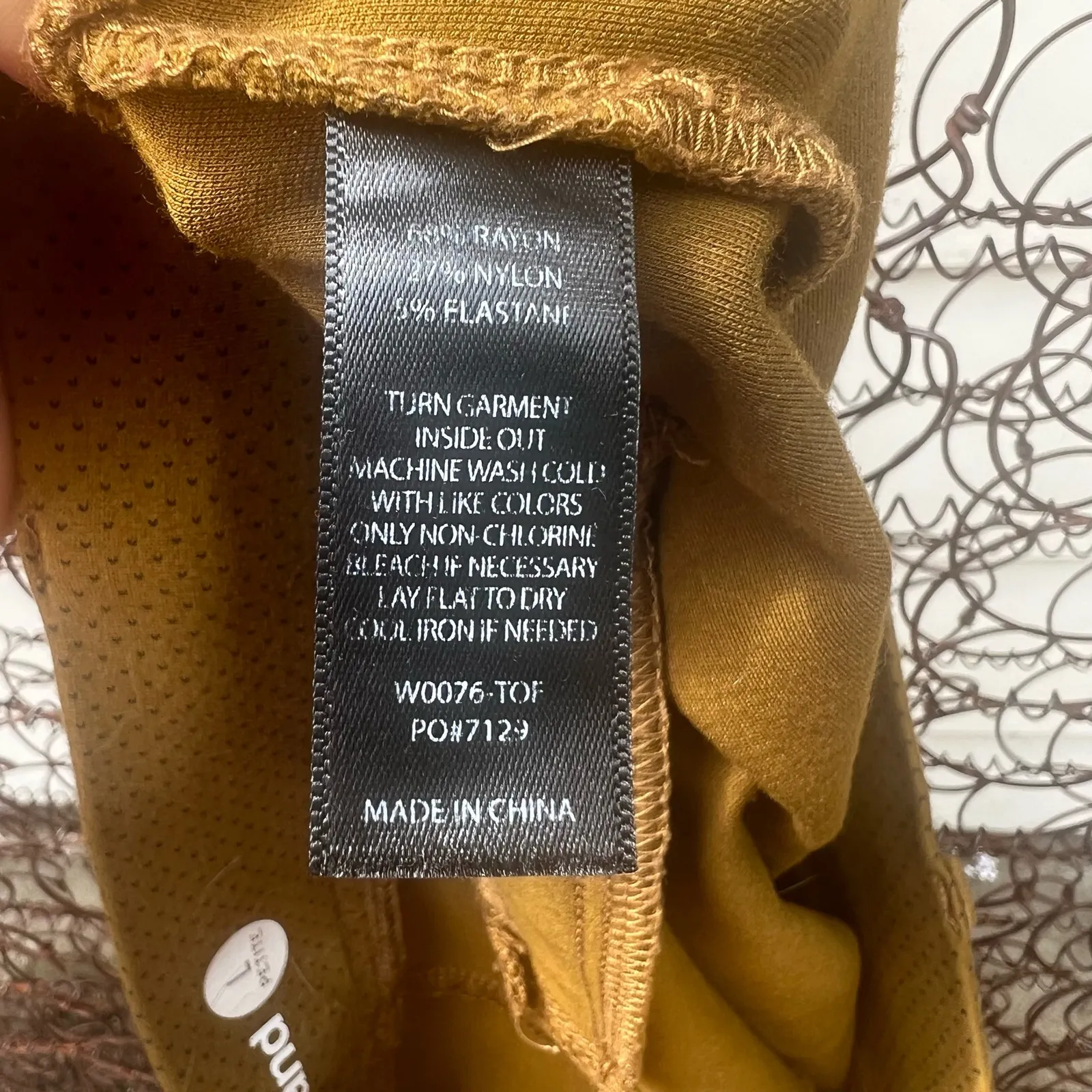 Betabrand olive green brown yoga pants slacks  style number W0076 – TOF LG PETIT - Image 5