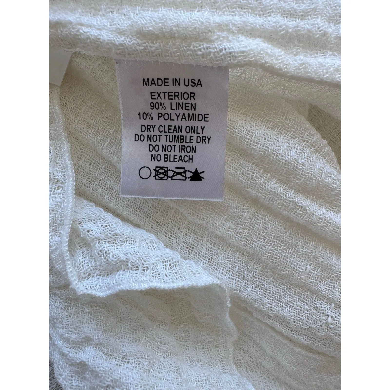 Lisa Marie Fernandez Cream Ruffled Wrap Dress Linen Blend Belted Boho Resort 4 - Image 9