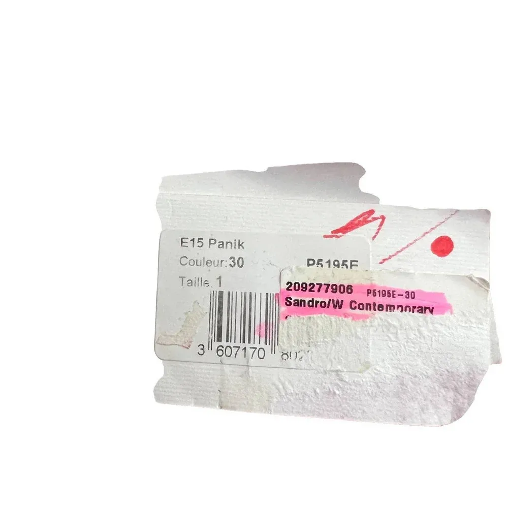 Sandro Red‎ and Pink Striped Knit Drawstring Shorts Size 1 / US Small - Image 9