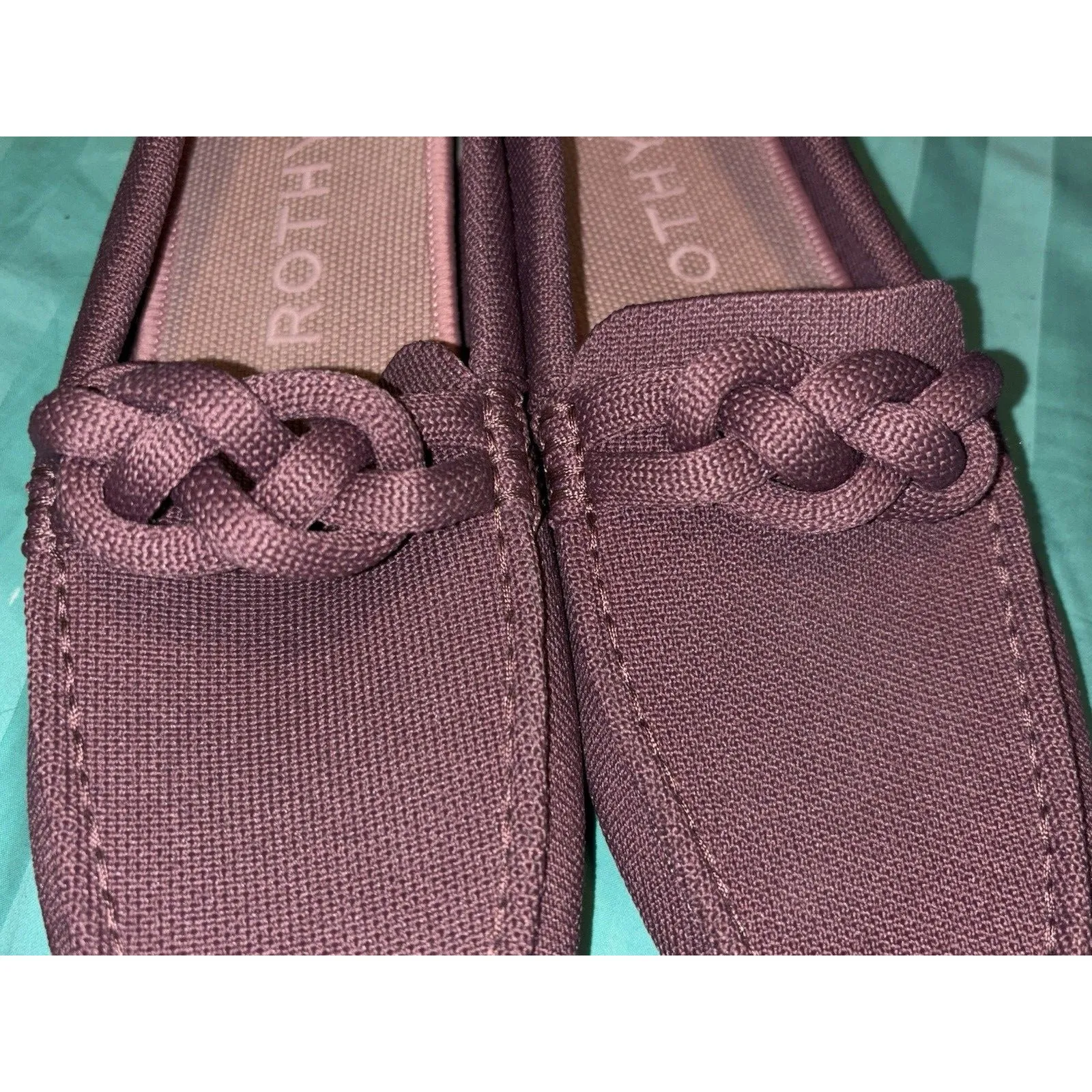 Rothy’s Braided Driver Loafer Mauve 8.5 pink/rose Mauve (No Box ) Pink - Image 5