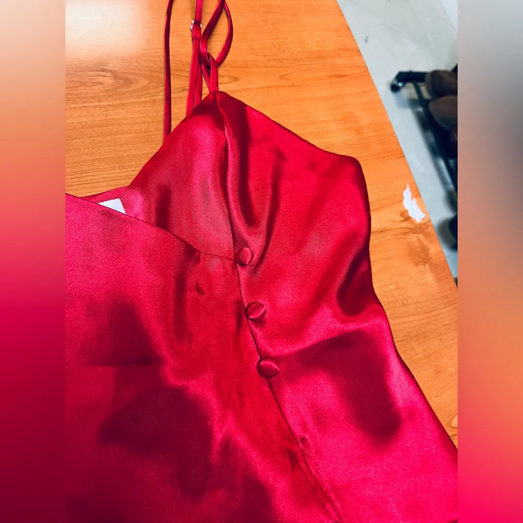 Vintage 90s Frederick’s of Hollywood Red‎ Lingerie Set – Size S - Image 8