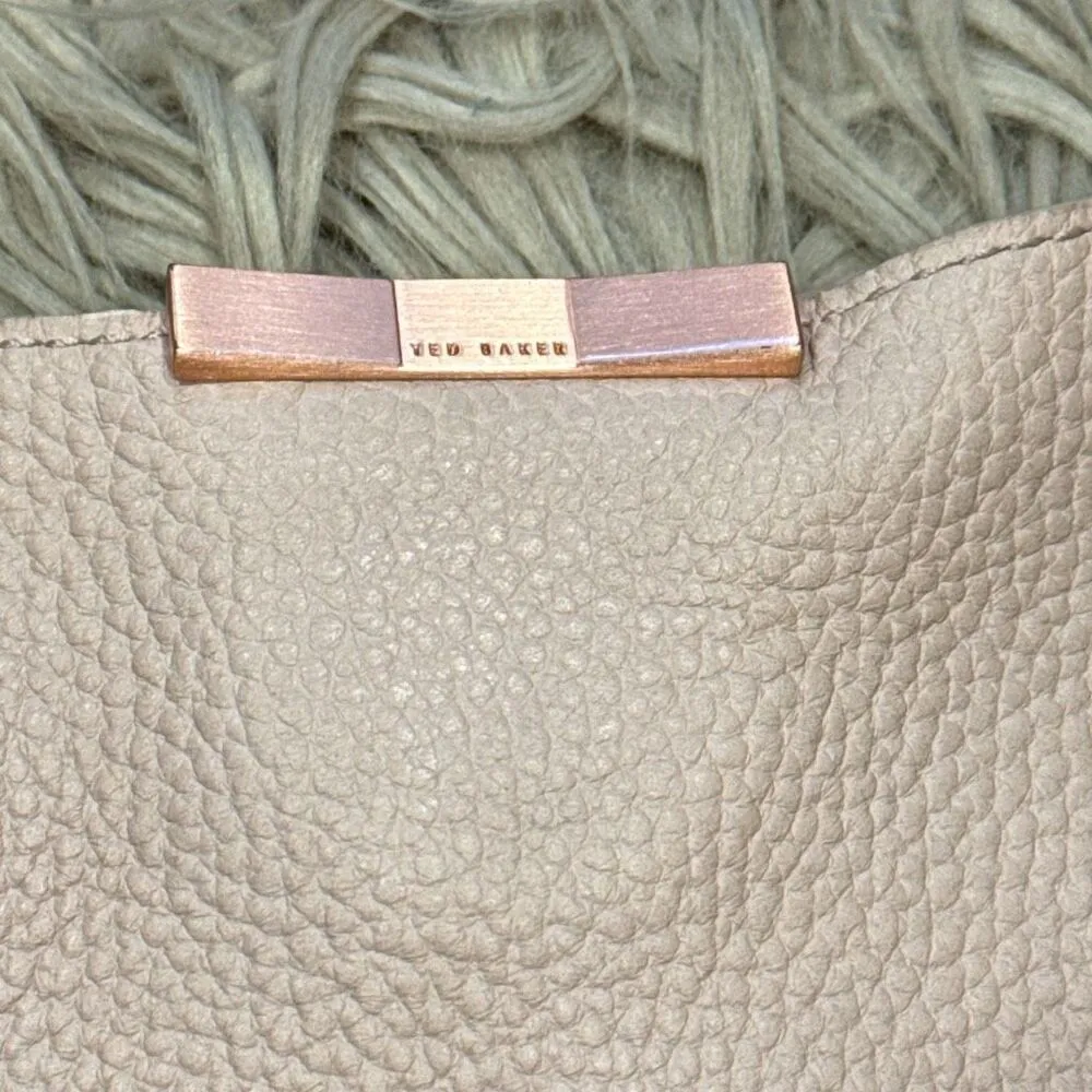 Ted Baker pink pebbled leather purse - Image 5