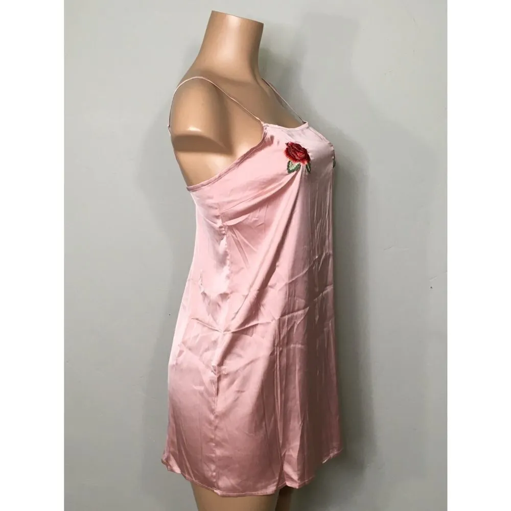 New. Honey Punch pink slip dress. Stretches - Image 4