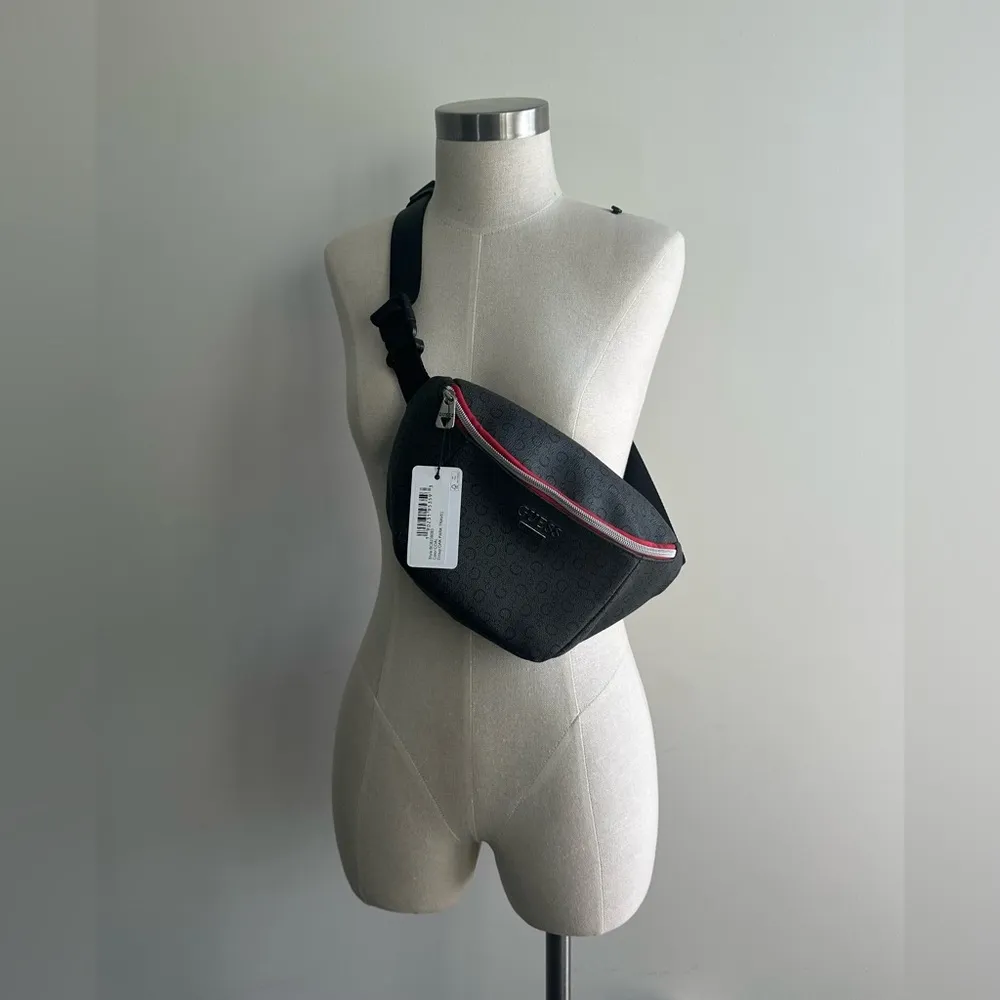 GUESS Signature Waist Fanny Pack Crossbody Bag - Image 9