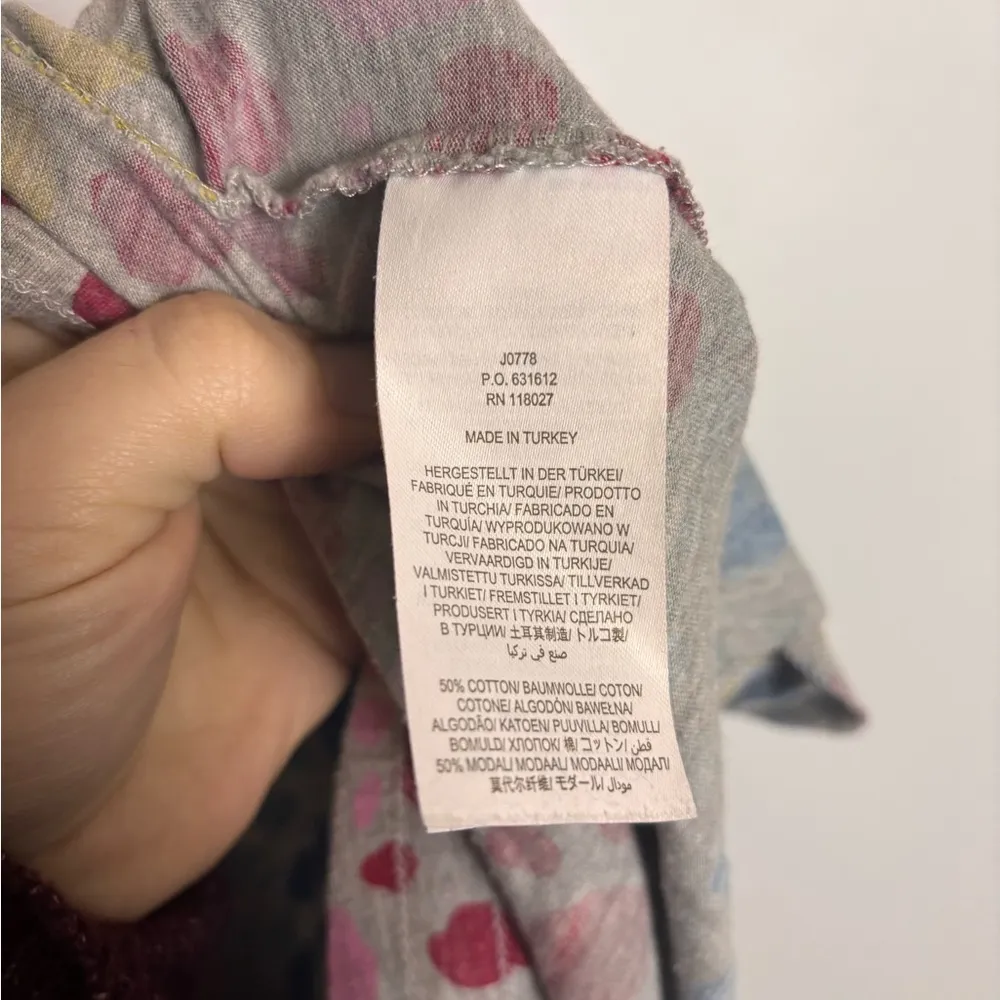 Boden Alba Polka Dotted Jersey Colorful Comfy Lounge Pajama Bottoms Pants Blue Size M - Image 7