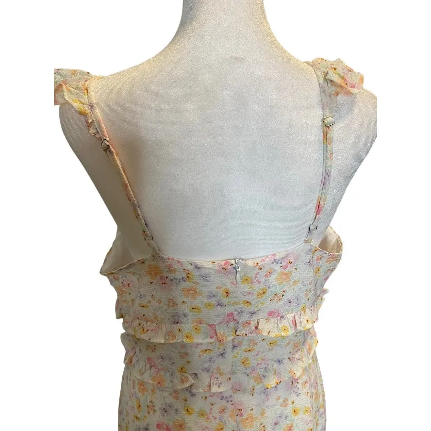 BCBGeneration Ruffle Strap Tiered Maxi Dress - Size 8 - NWT‎ - Image 5