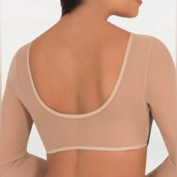 NWT BODY WRAPPERS WOMEN’S LONG SLEEVE ASYMMETRICAL BRA Size XS - Image 8