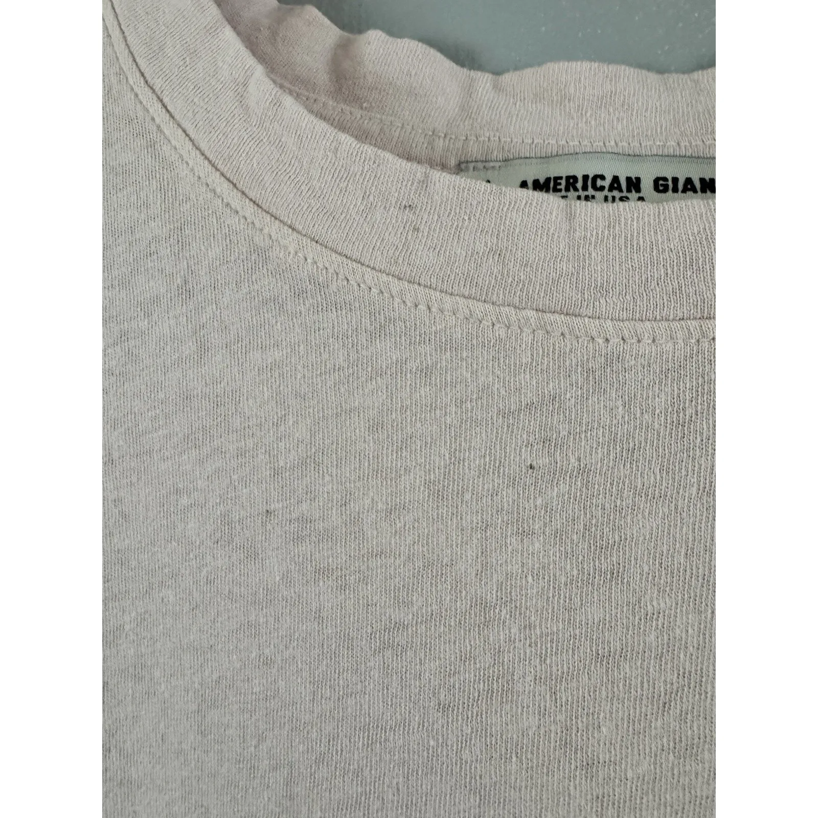 American Giant Women’s Hemp Jersey Crew Tee Short Sleeve Ballerina Pink Sz Large - Image 7