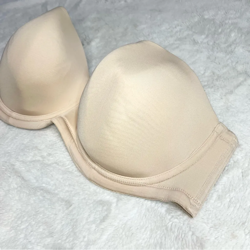 Wacoal Red Carpet Strapless Underwire Bra Size 42DD in Nude Cream - Image 5