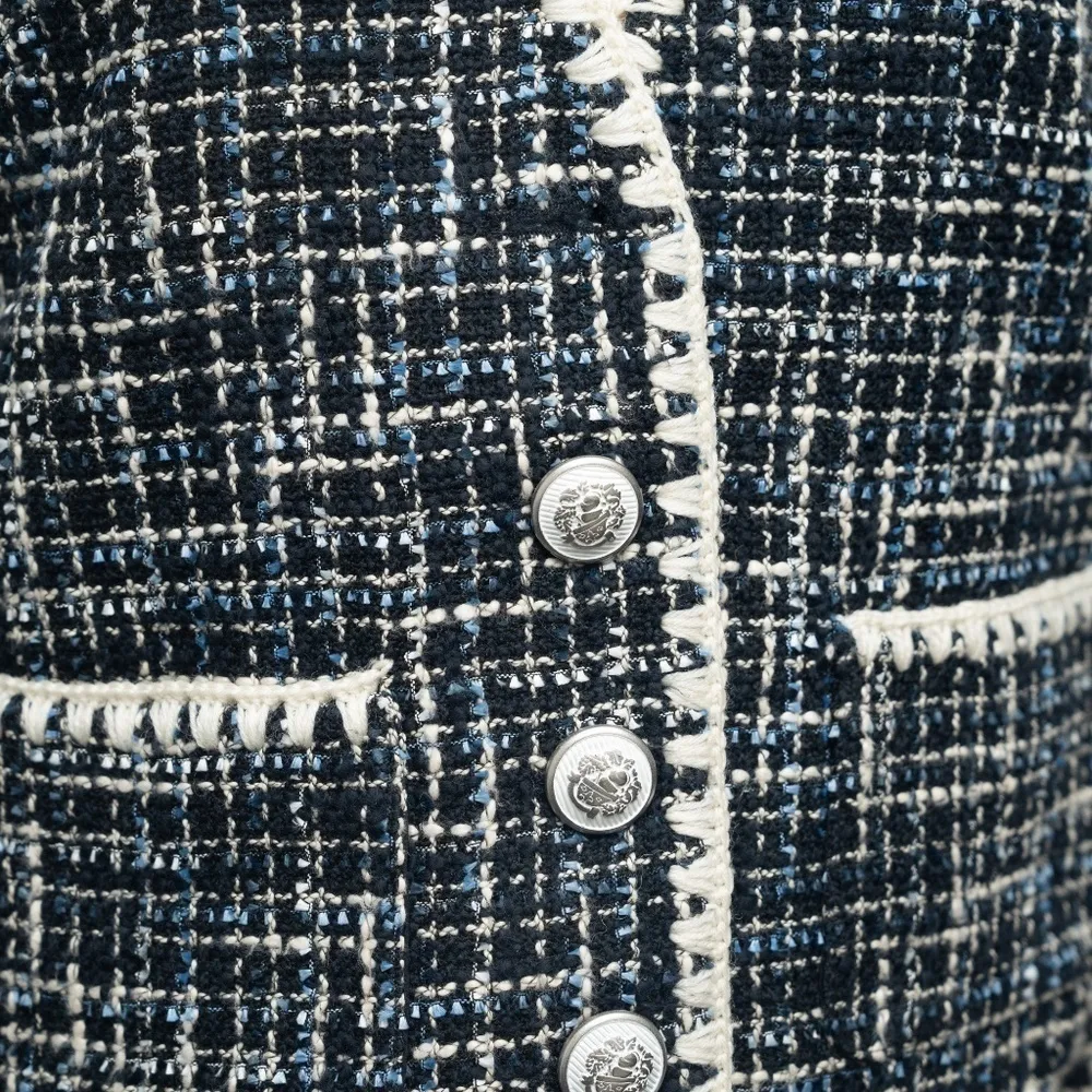 Veronica Beard Bosea Cotton Blend Tweed Blazer - Image 13