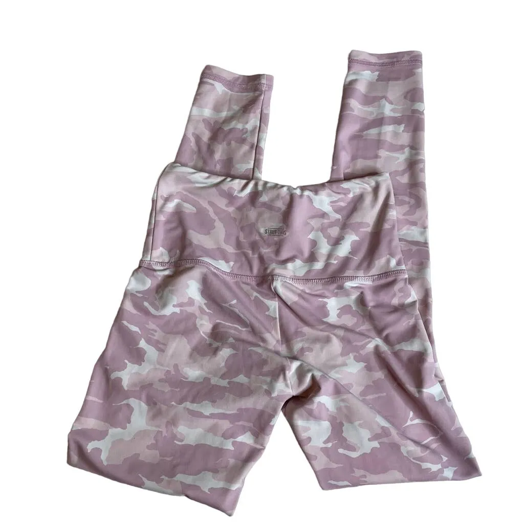 STRUT THIS‎ Camouflage Leggings One Size Pink Lavender Athletic Workout - Image 5