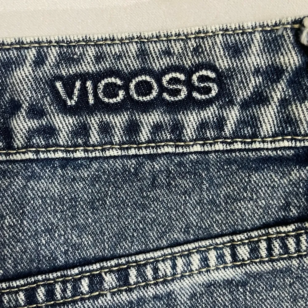 NWT Vigoss® Stars ACE 3" High Rise Denim Shorts | Size 31 Raw Hem - Image 16