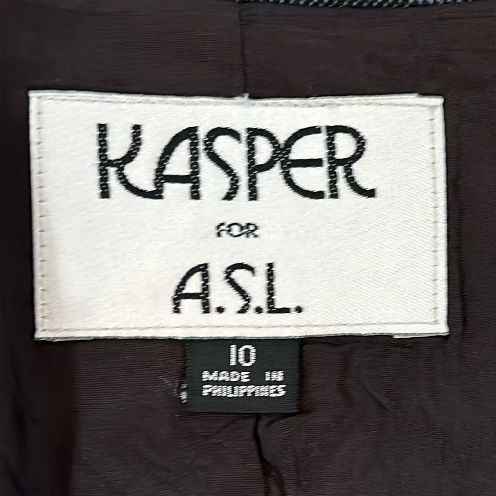 NWT Vintage 90s  for ASL Long Jacket Sz 10 - Image 5