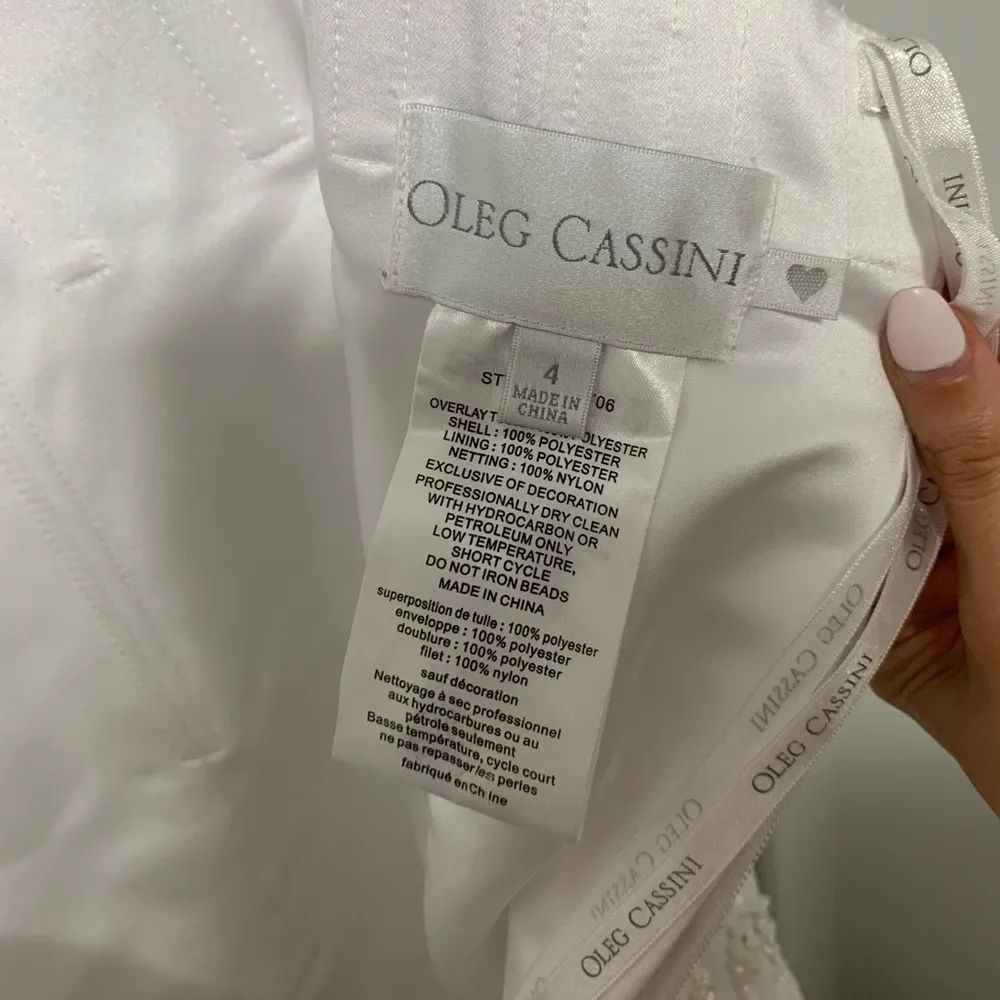 NEW Oleg Cassini wedding dress - Image 11