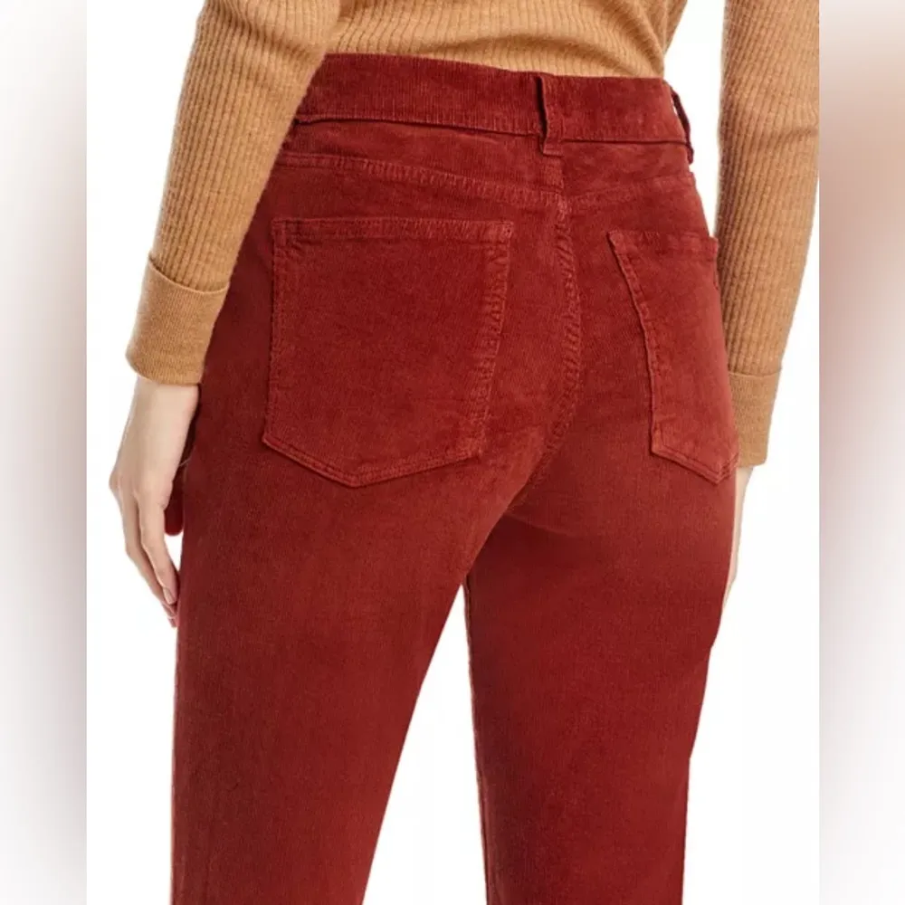 DL1961 Bridget High Rise Ankle Bootcut Corduroy Jeans in Paprika, NWT, Size 23 - Image 5