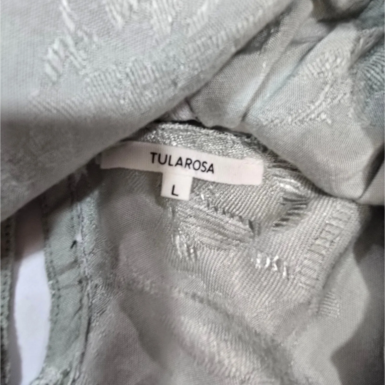 Tularosa Natalie Embroidered Top Blue Abyss Large - Image 8