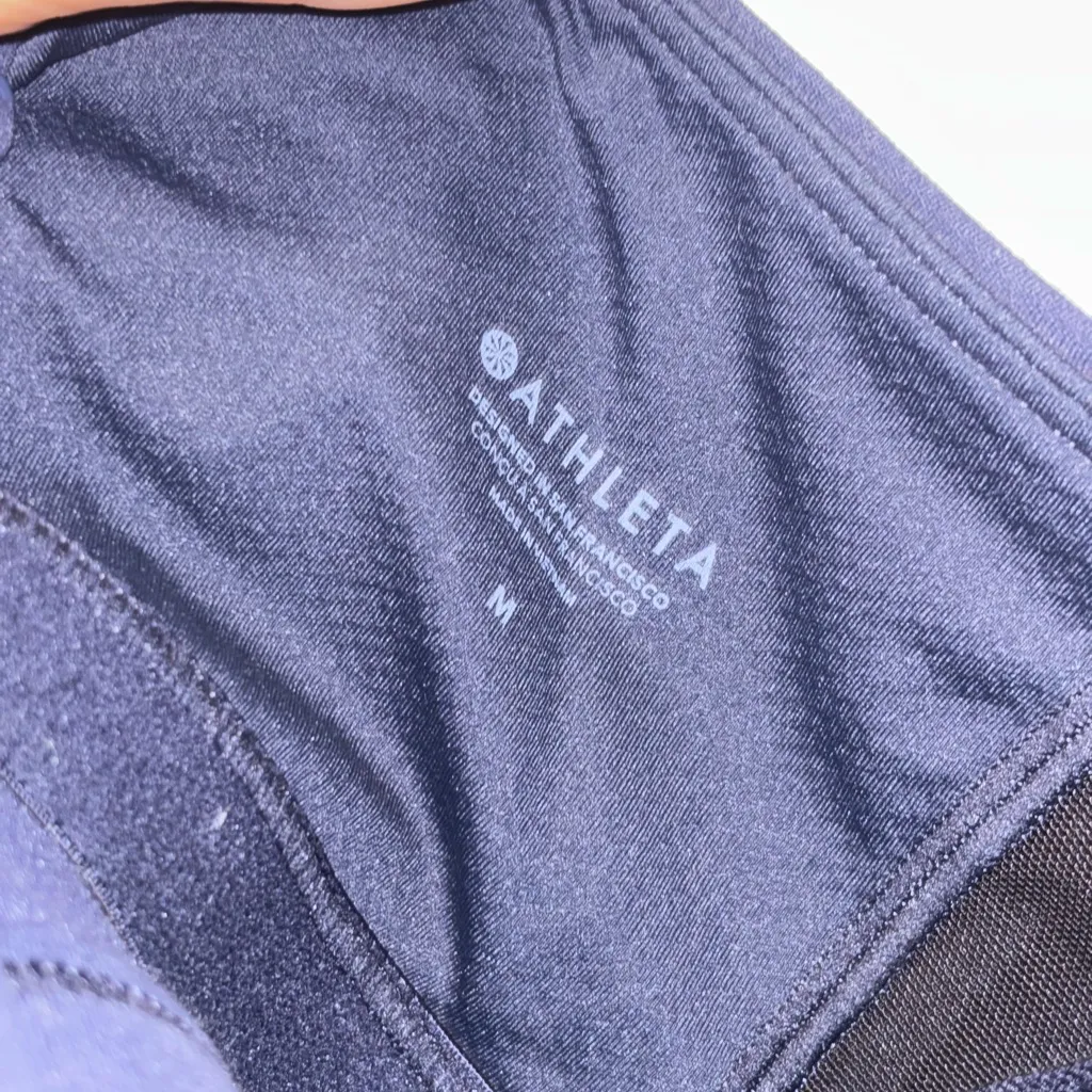 Athleta Classic Navy Blue Sports Bra - Image 3