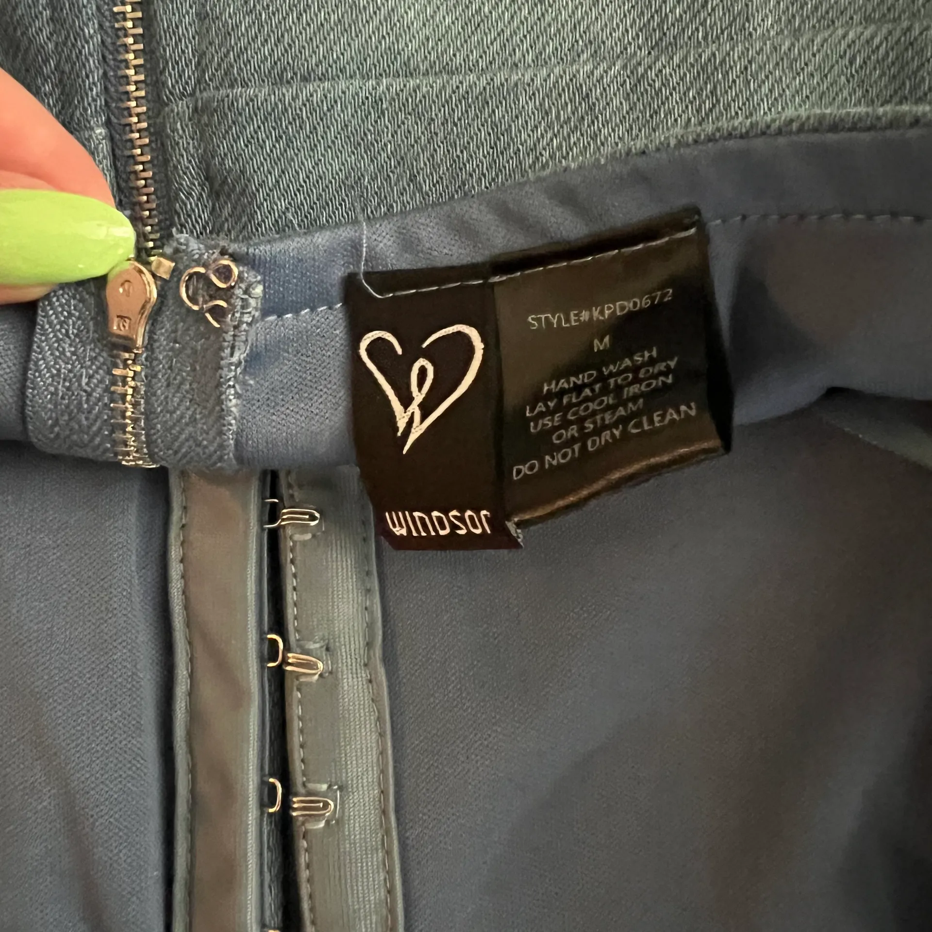 Hooked in Denim Mini Dress - Image 6