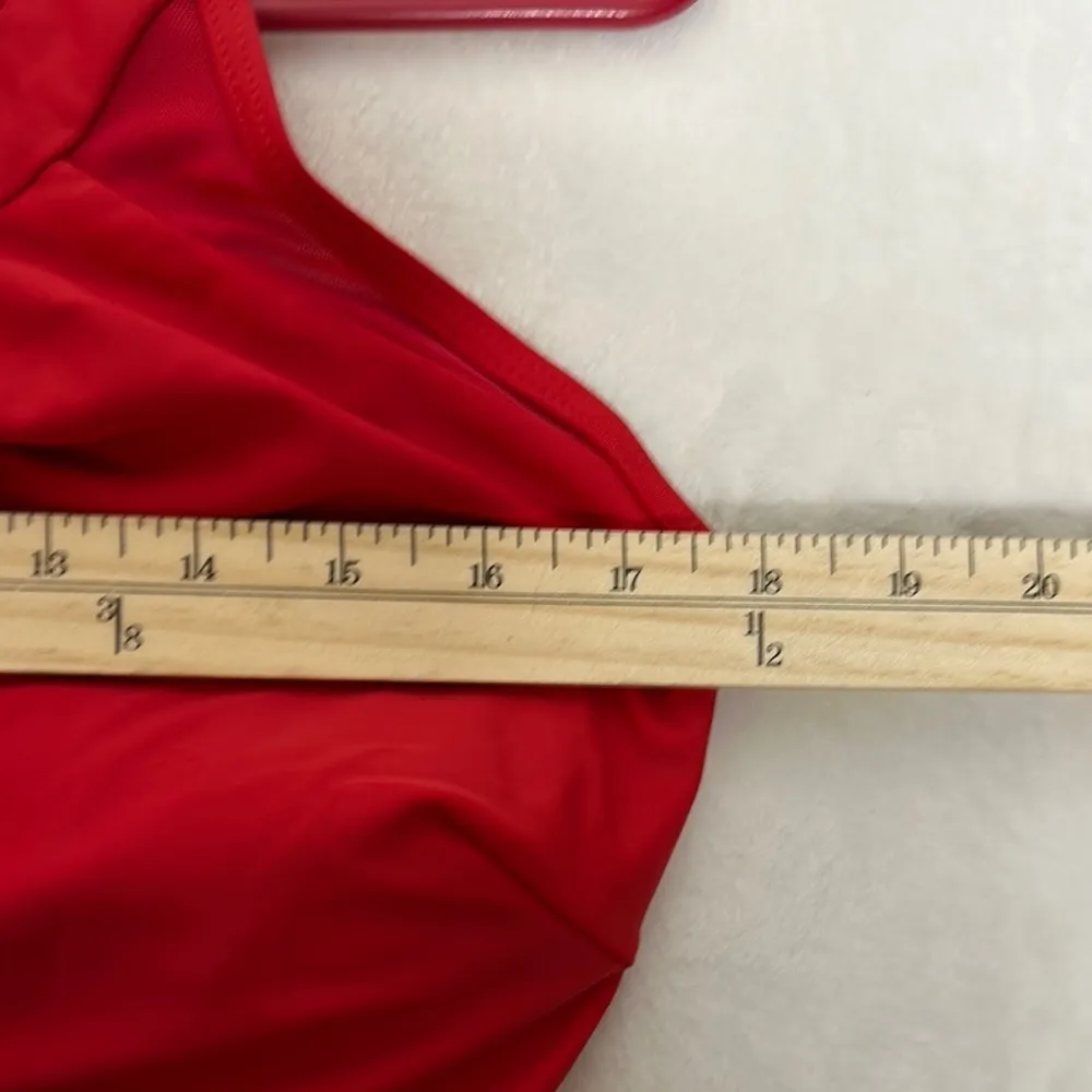 Bold Red Halter Neck One - Image 10