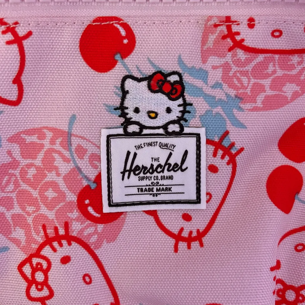 NWT Rare Hello Kitty x Herschel Supply Company Pink & Red Fanny Pack - Image 3