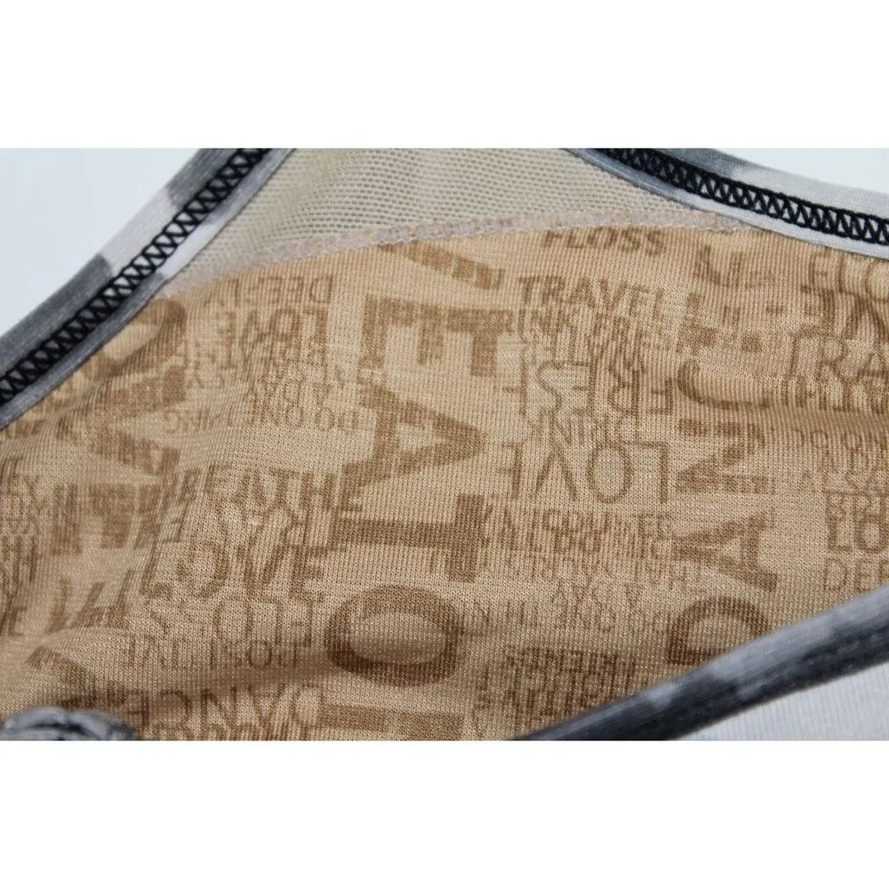 Lululemon Power Y Tank Top Gray Tie Dye Athletic Racerback Tank Top Shirt Size 6 - Image 3