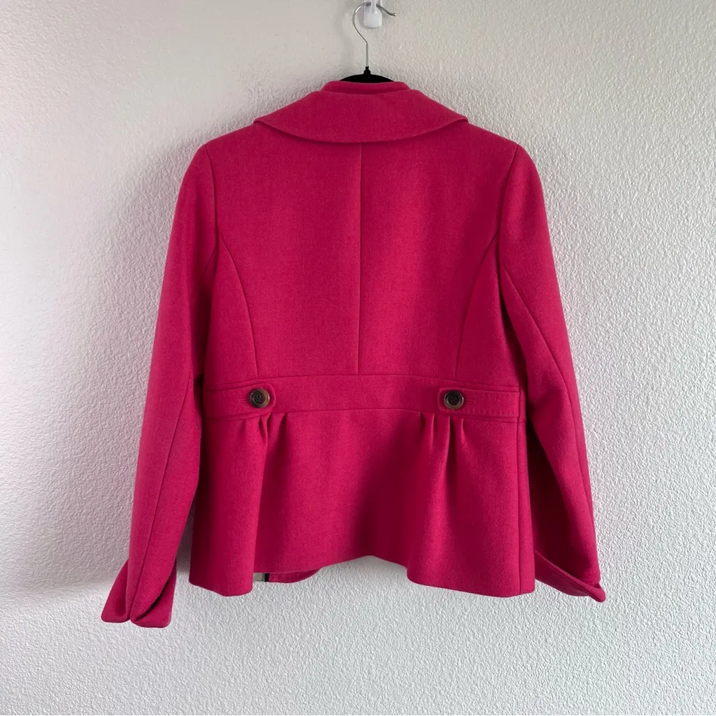 J. Crew Women's Wool Three-Button Peter Pan Collar Blazer - Image 4