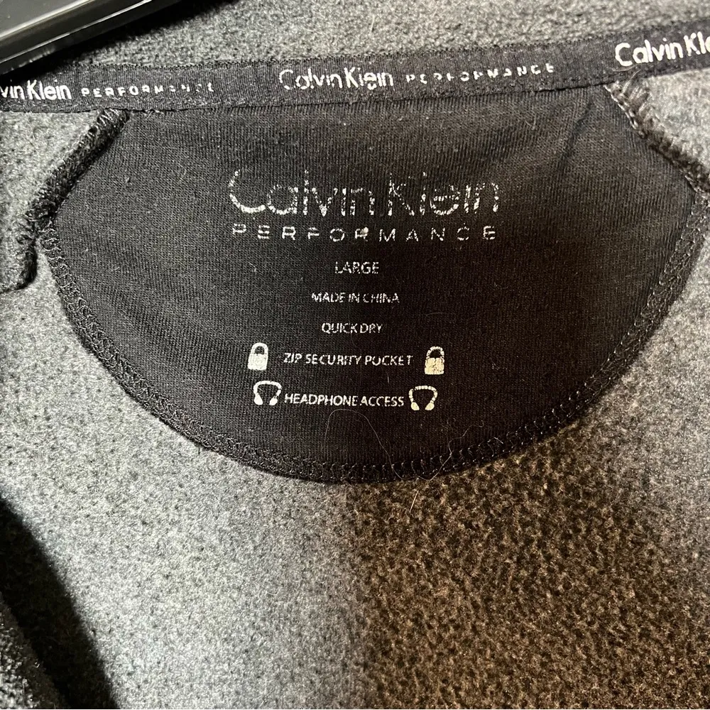 Calvin Klein Performance Fleece Women’s Charcoal Quick Dry Size Large - Image 11