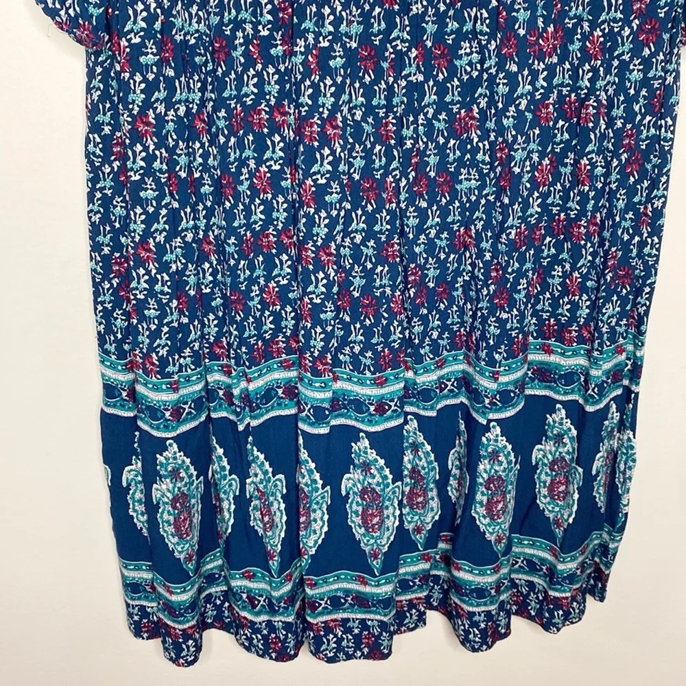 Umgee USA prairie style floral dress with lace trim size M - Image 100