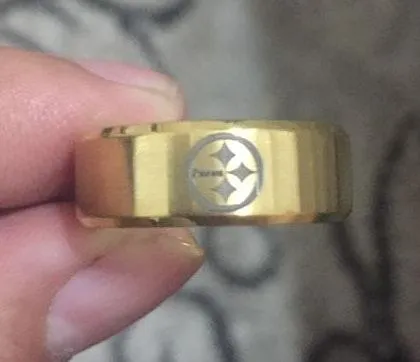 Gold Pittsburgh Steelers Ring - Image 4