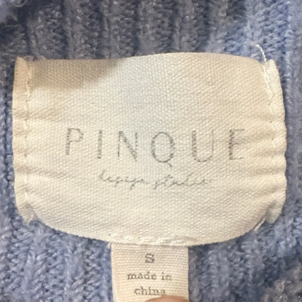 Elegant Light Blue Women's Turtleneck Sweater - Image 2