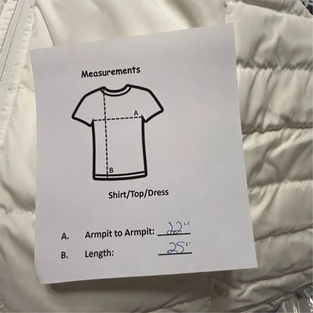 Lands' End Women's Ivory Down Puffer Vest Winter Casual M - Image 12