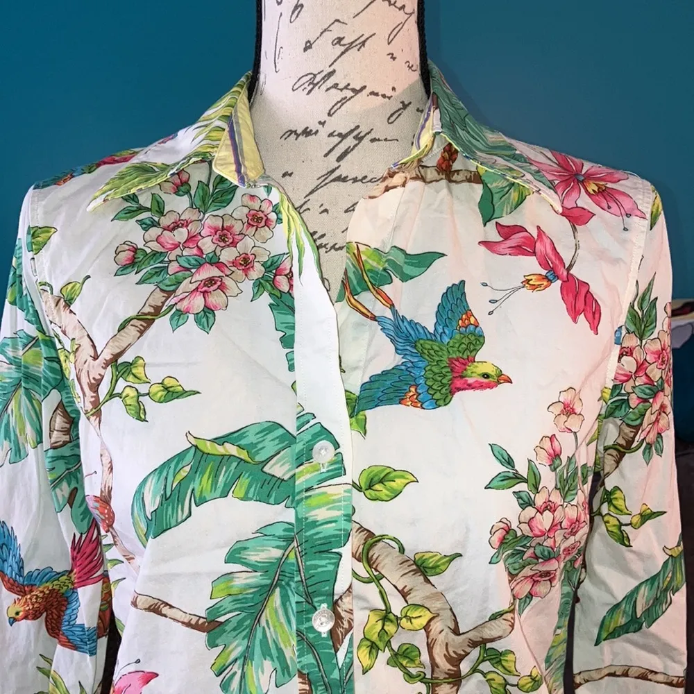 🔹 4 for $30 Hilfiger Button Down Shirt, Size 6 - Image 2